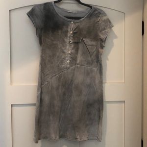 Tunic/long top-gray washed